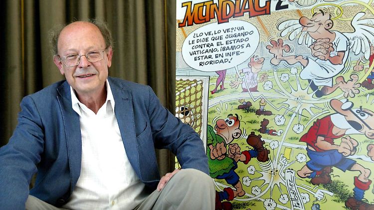 Francisco Ibáñez fing schon als kleiner Junge mit dem Zeichnen an.