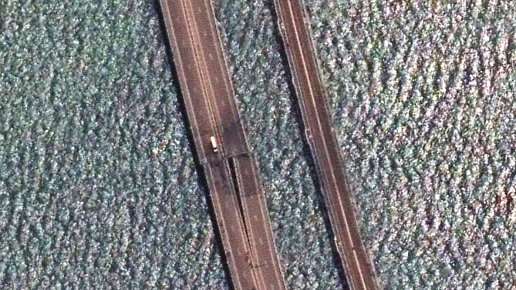 Auf der äußersten Spur soll es wieder möglich sein zu fahren, berichtet Moskau.