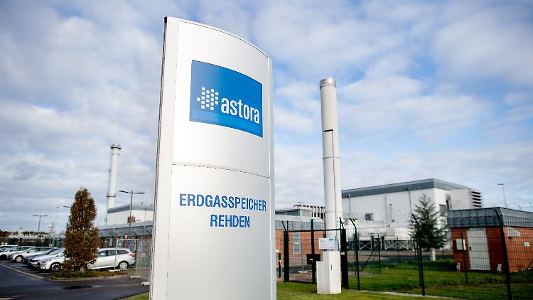 Deutschlands größter Gasspeicher in Rehden ist aktuell zu gut 94 Prozent gefüllt.