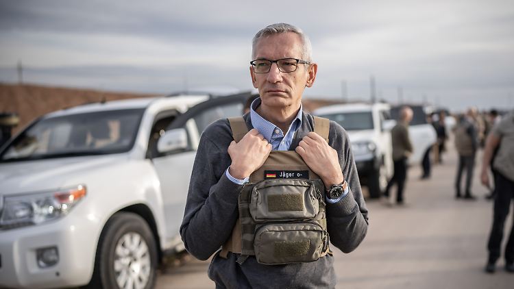 Martin Jäger vor wenigen Monaten im Irak, als er dort noch deutscher Botschafter mit Sitz in Bagdad war.