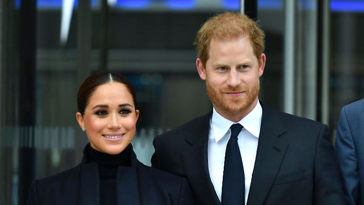 Durften leider nicht mit der Air Force One mitfliegen: Harry und Meghan.