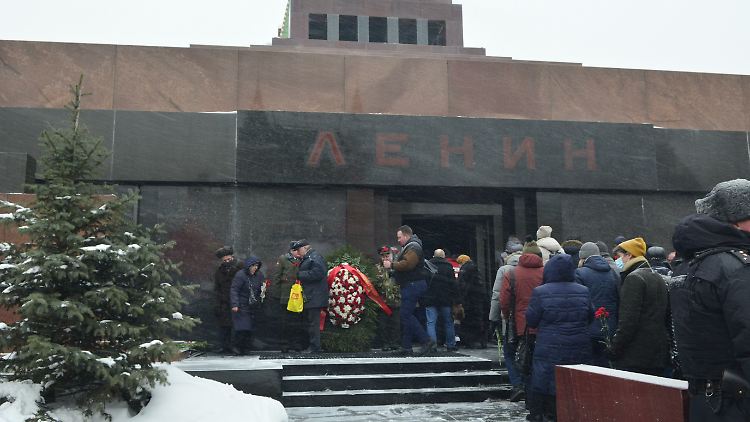 Immer wieder gut besucht: das Lenin-Mausoleum.