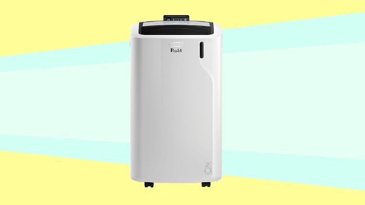 Sorgt günstig für Abkühlung: Die mobile Klimaanlage De'Longhi PAC EM90 Silent.