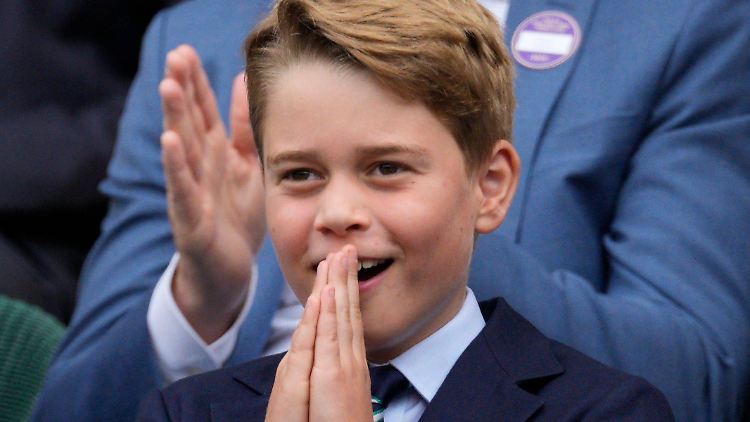 Mittlerweile ein Riesen-Tennis-Fan: Prince George.