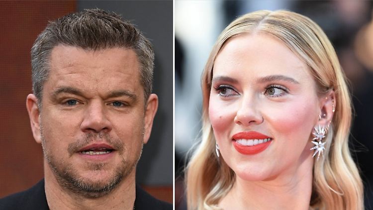 Pech mit der Kussszene: Matt Damon und Scarlett Johansson.
