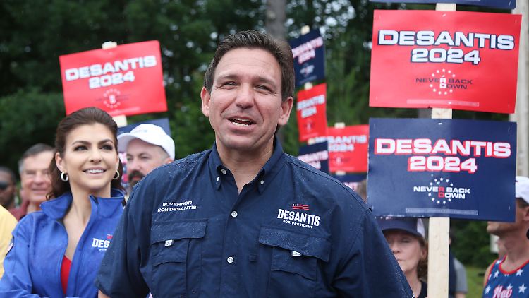 Seine Kampagne schwächelt: Floridas Gouverneur Ron DeSantis.