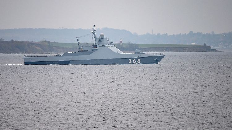 Die "Sergej Kotow" gehört wie die im Bild befindliche Korvette "Wassili Bykow" der russischen Schiffsklasse 22160 an.