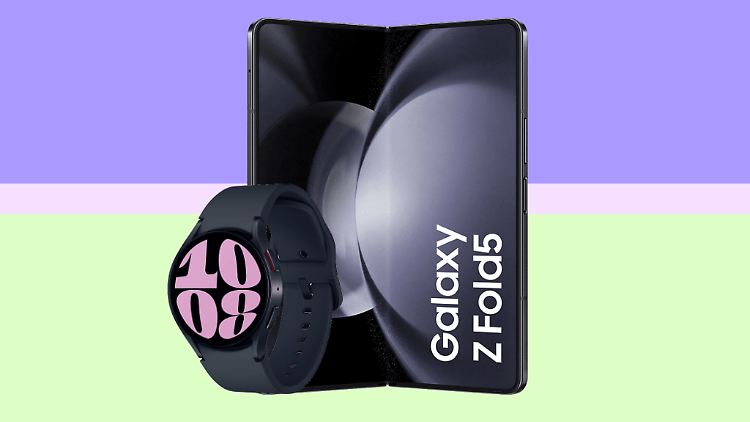 Das Galaxy Z Fold 5 gibt es zusammen mit der Galaxy Watch 6 zu guten Konditionen bei o2.
