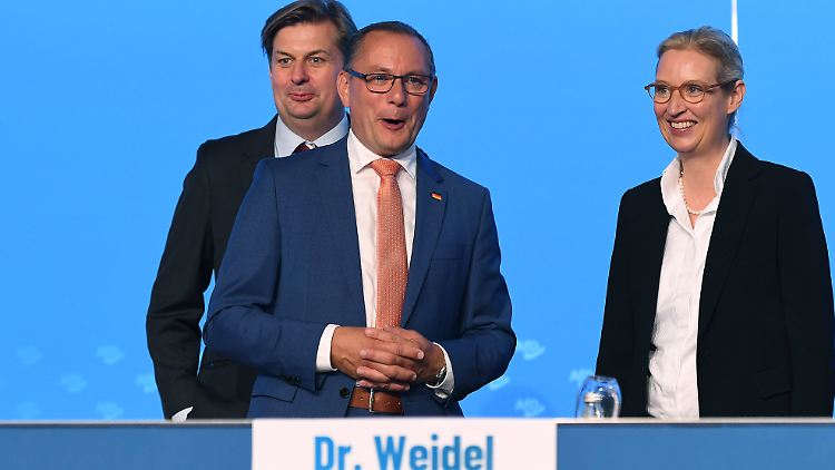 Nur im Bild links: Spitzenkandidaten-Anwärter Krah.