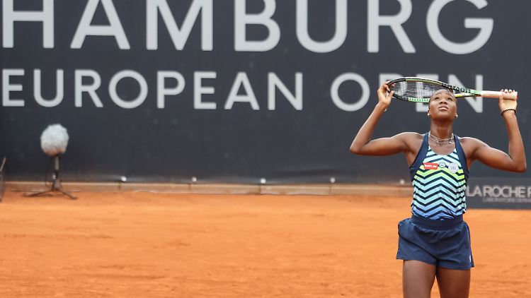 Noma Noha Akugue überraschte in Hamburg, aber unterlag im Finale.