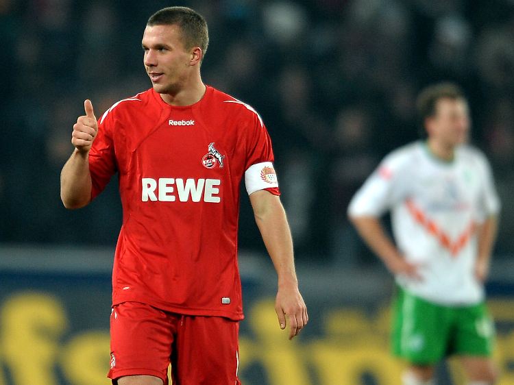 Überragend gegen Bremen: Lukas Podolski spielte wie ein echter Kapitän und traf wie zu besten Zeiten.