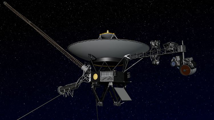 Illustration der "Voyager 2": Die Sonde befindet sich inzwischen rund 19,9 Milliarden Kilometer von der Erde entfernt.