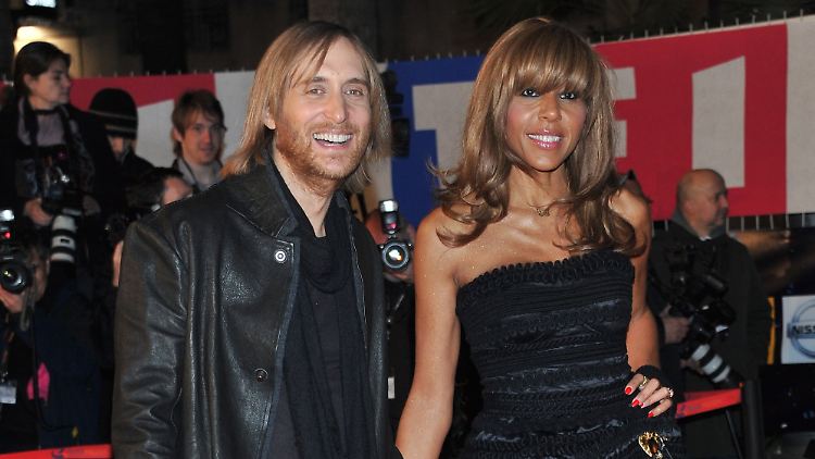 Star-DJ David Guetta kam mit seiner Frau Cathy zur Preisverleihung.