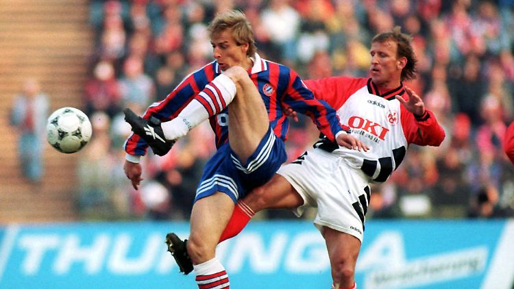 Andreas Brehme stieg mit Kaiserslautern ab.