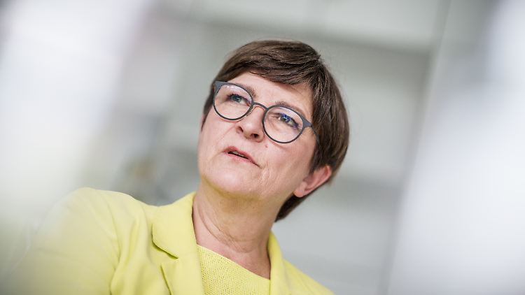 Esken ist seit 2019 Parteivorsitzende der SPD.