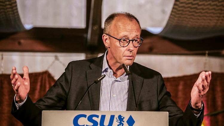 "Wichtig ist, dass wir notwendige Diskussionen über die Sachthemen intern führen", sagt Merz über die Union.
