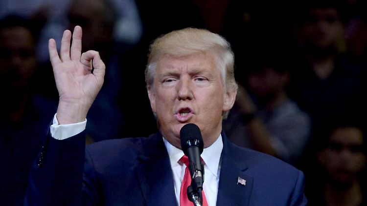 Donald Trump ist schockiert.