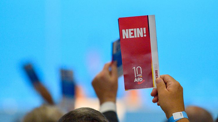 Die Partei veranstaltete ihren Parteitag in Magdeburg.