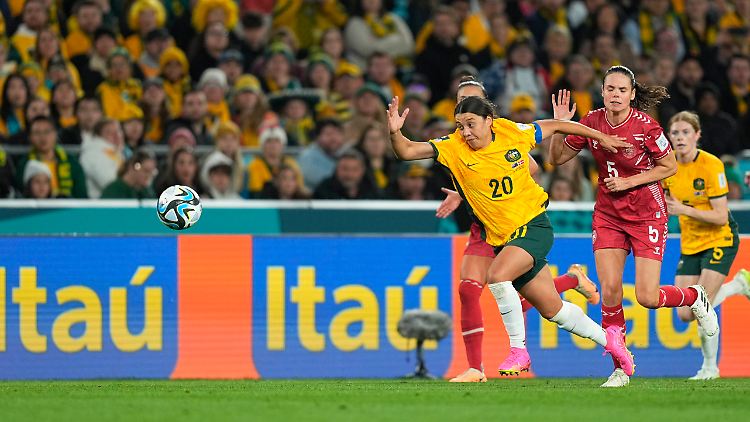 Sam Kerr ist zurück auf dem Platz.