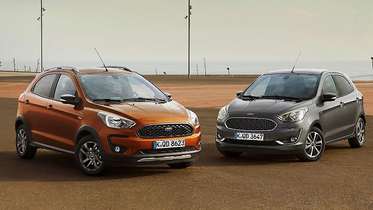 Kleiner Ka mit Plus: der Ford Ka+ und Ableger Ka+ Active (v.r.), der ein bisschen auf SUV macht.
