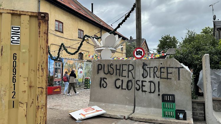 Bewohner der Freistadt Christiania gehen gegen die sogenannte Pusher-Meile auf die Barrikaden.