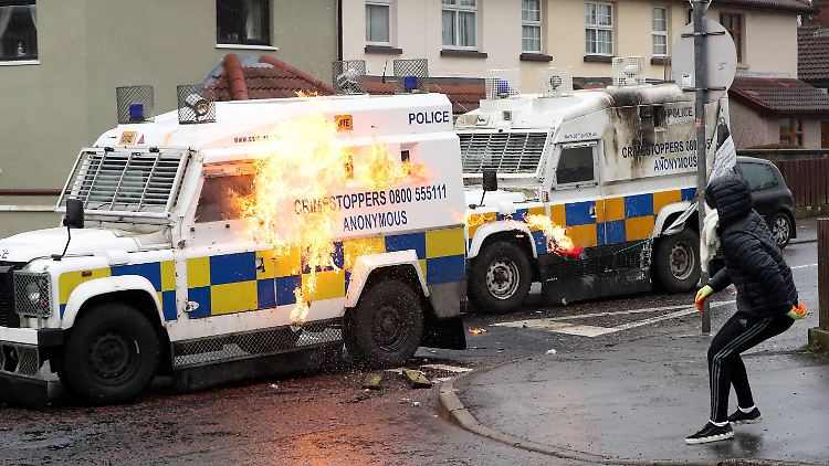 Polizisten in Nordirland leben gefährlich. 