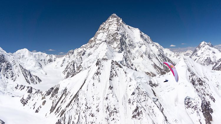 Paraglider am K2 (Bild von 2022).