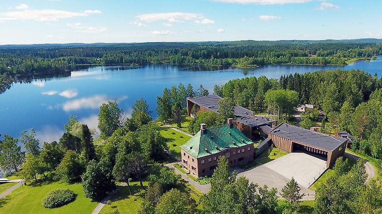 Wasser, Wald und Entschleunigung im idyllisch gelegenen Serlachius Museum Gösta.