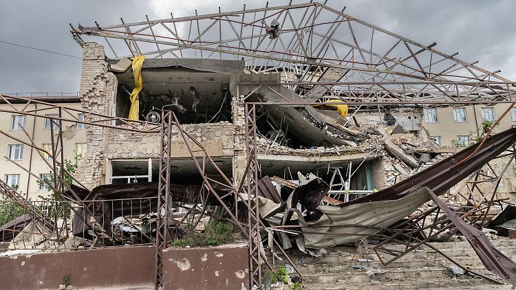 Nach monatelangen Gefechten um Kupjansk ist die Stadt zu großen Teilen zerstört. 