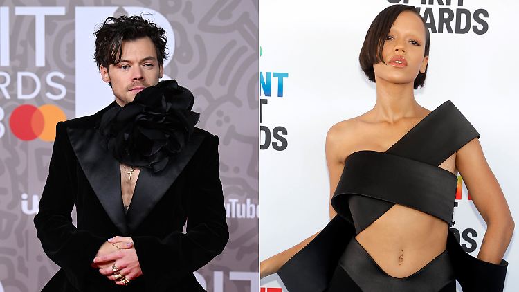 Geht da was? Harry Styles und Taylor Russell.