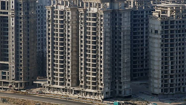 In China stocken viele Bauprojekte. 