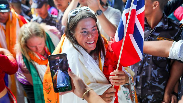 Die Leistung der Norwegerin ist in der Bergsteigerszene umstritten.