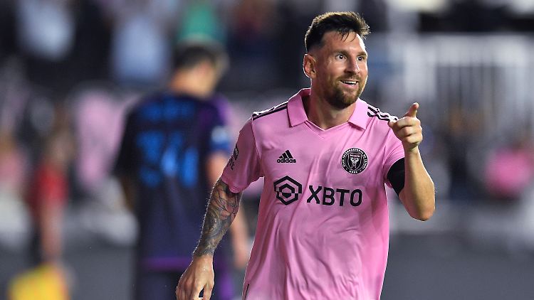 Lionel Messi hat eine gute Zeit in Miami.