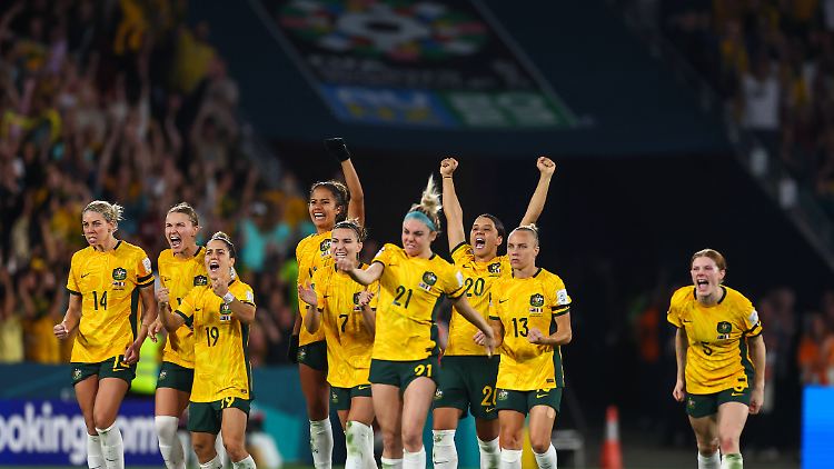 Die Matildas stehen erstmals im WM-Halbfinale.