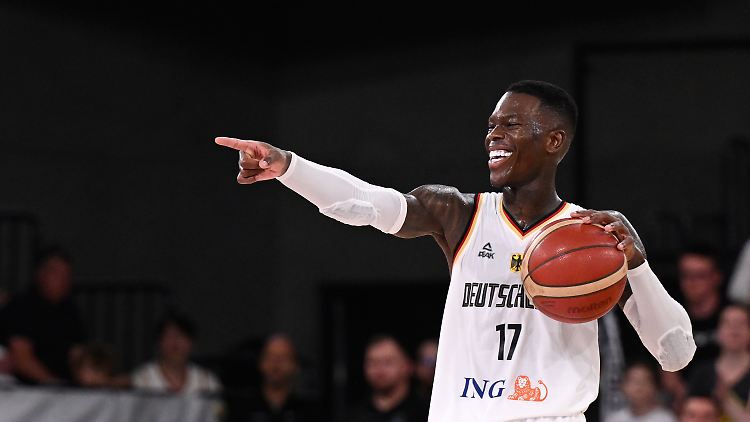 Hatte offenbar Spaß: Dennis Schröder.