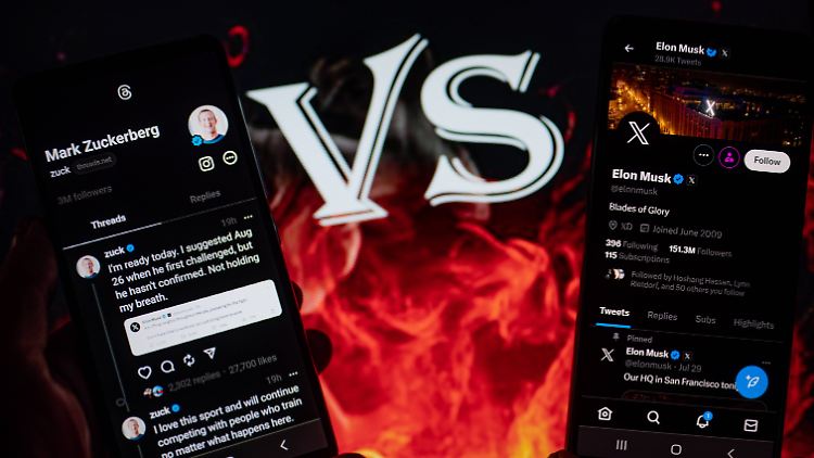Der Kampf der Multimilliardäre hätte auch für die Vermarkter ein Spektakel werden können. Doch Zuckerberg hat inzwischen die Hoffnung aufgegeben, dass Musk es damit ernst meint.  