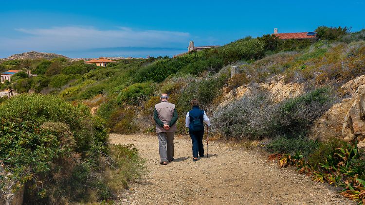 Auf Sardinien scheinen die Uhren für die Menschen langsamer zu gehen.