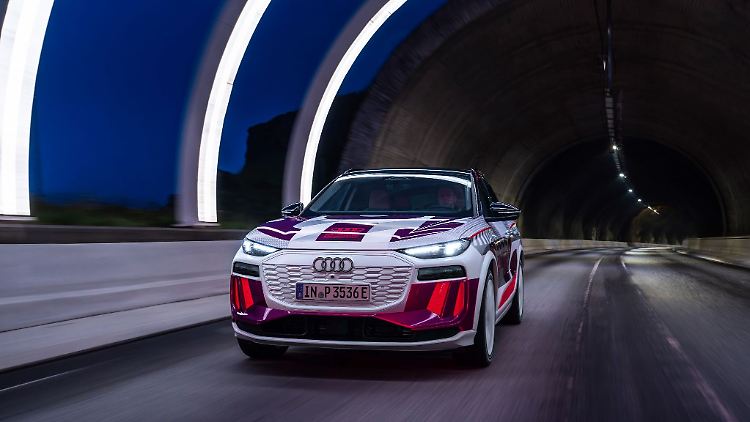 Fit für die Langstrecke: Schnelle Ladezeiten und große Reichweiten sollen den Audi Q6 nach vorn tragen.