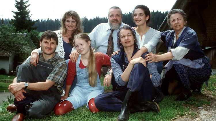 Ursula Cantieni mit der Fallers-Familie.