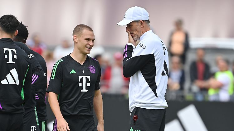 Kimmich und Tuchel hatten in der vergangenen Zeit viel zu bereden.