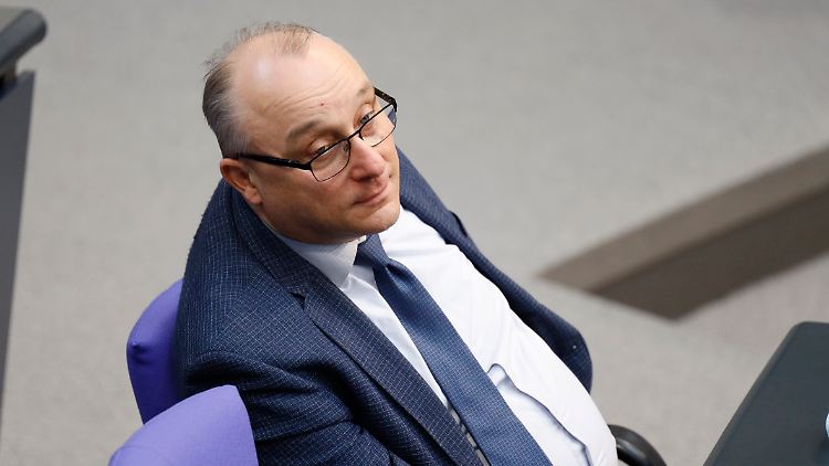 Jens Maier in einer Sitzung des Deutschen Bundestages. 2021 konnte er kein Mandat mehr gewinnen und schied aus dem Parlament aus.