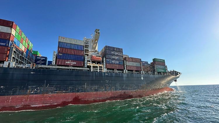 Containerschiff "Joseph Schulte" hing seit Ausbruch des Krieges in Odessa fest. 