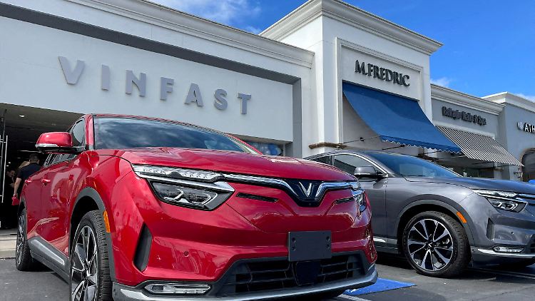 Vinfast will ab Ende des Jahres Autos auch in den USA verkaufen.