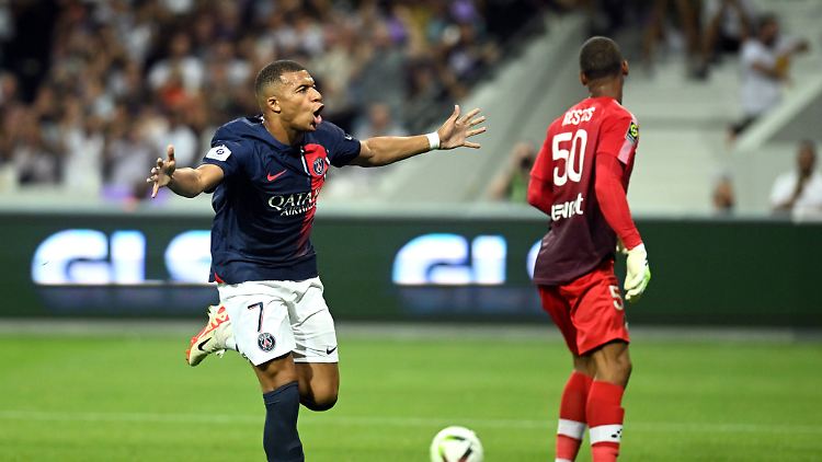Kylian Mbappé trifft, aber PSG gewinnt wieder nicht.