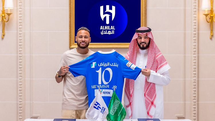 Fußballwelststar Neymar - zukünftig hat er Luxus und Langeweile auf dem Fußballfeld