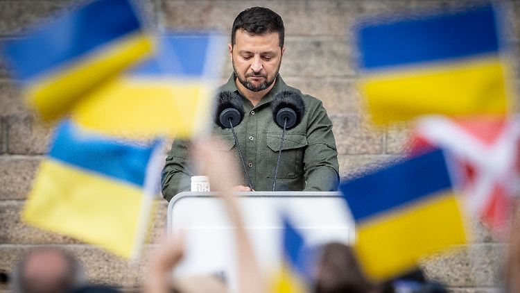 Gebietsabtretungen sind für den ukrainischen Präsidenten Selenskyj nicht verhandelbar.