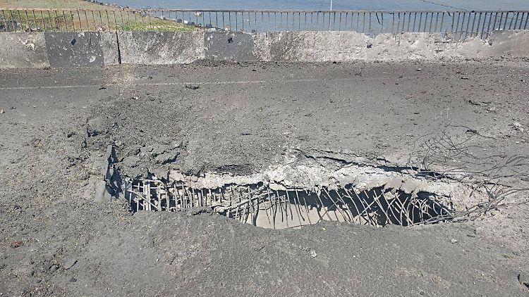 Erst Anfang des Monats haben die ukrainischen Truppen die  Tschonhar-Brücke beschädigt. 