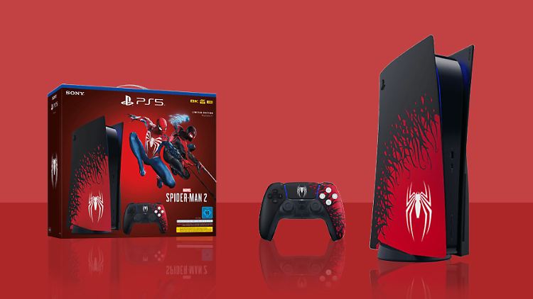 Bei eBay ist die limitierte PlayStation 5 im Bundle mit Spider-Man 2 im Angebot.  