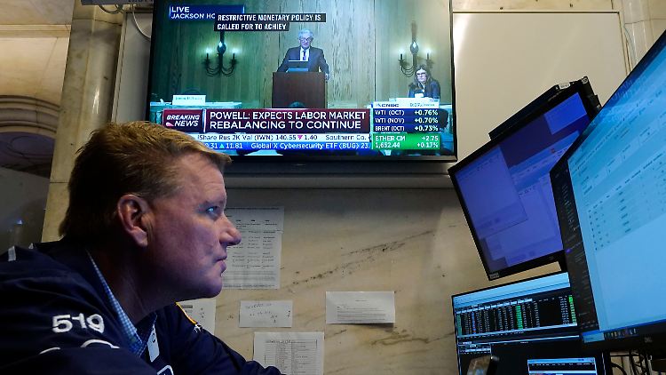 Die Rede von Fed-Chef Powell verschreckt die Wall-Street-Anleger nicht nachhaltig.