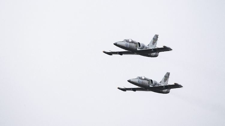Zwei Aero L-39 Albatros des ukrainischen Militärs (Symbolbild).